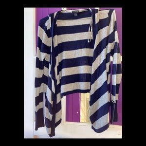 stripped cardigan